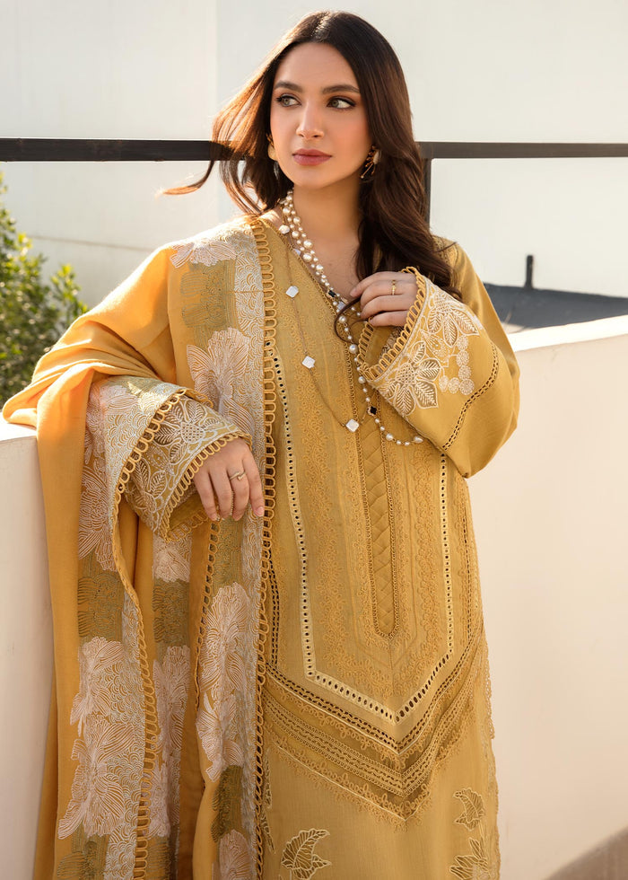 3PC EMBROIDERED LAWN SUIT - RO-163