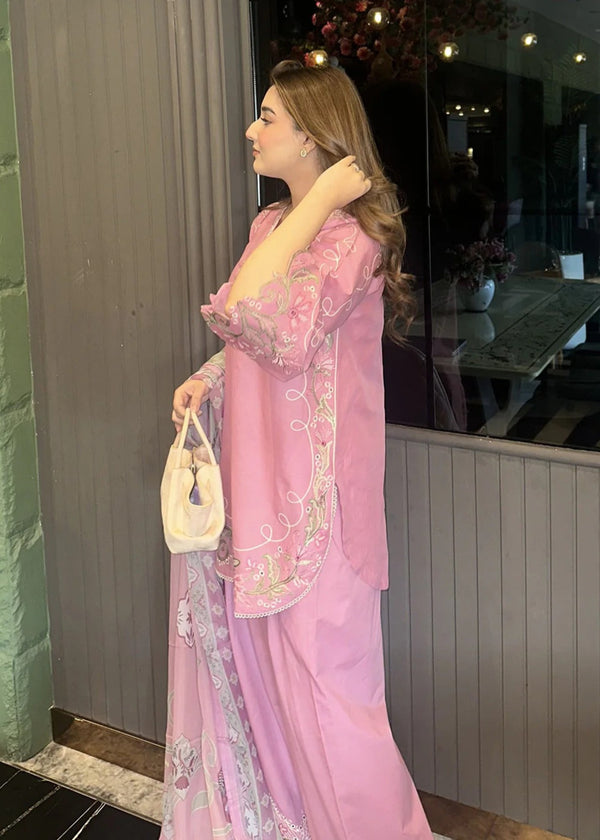 3PC EMBROIDERED LAWN SUIT - SR-775