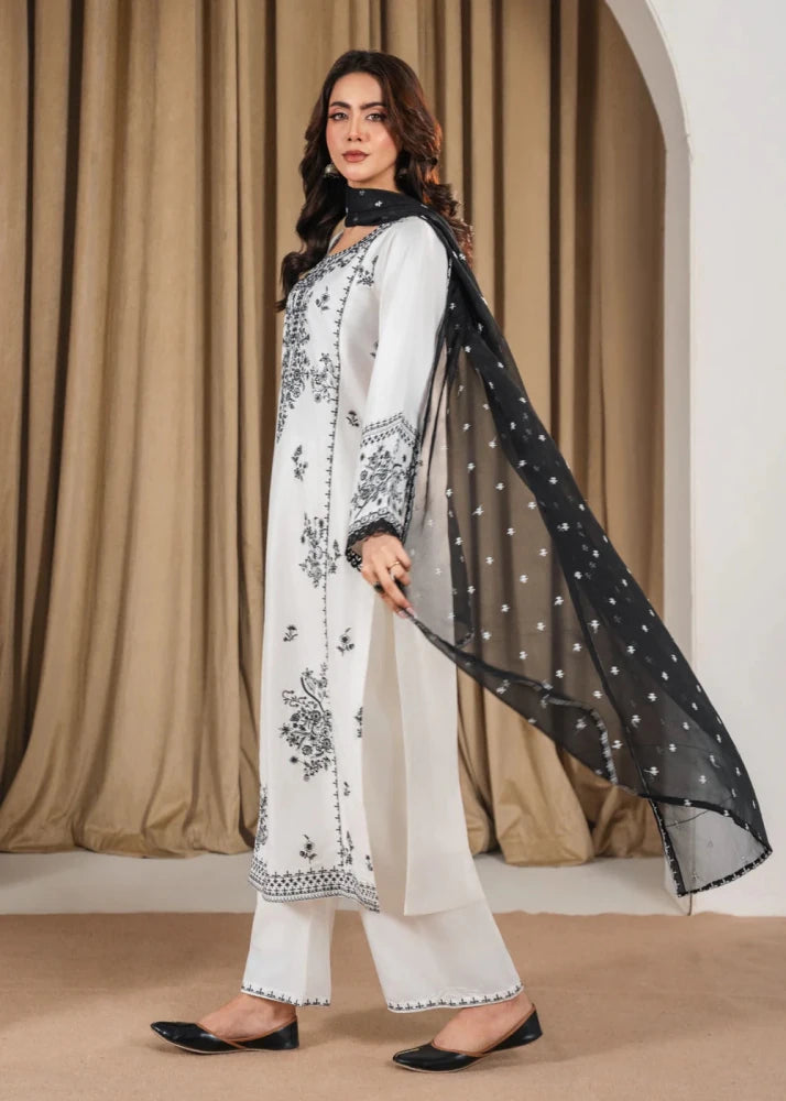 3PC EMBROIDED LAWN SUIT SR - 704 - Rangoli Store