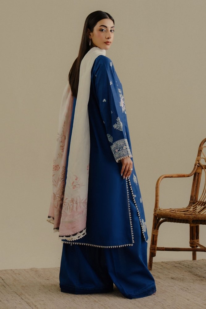 3PC EMBROIDERED LAWN SUIT SR - 510 - Rangoli Store