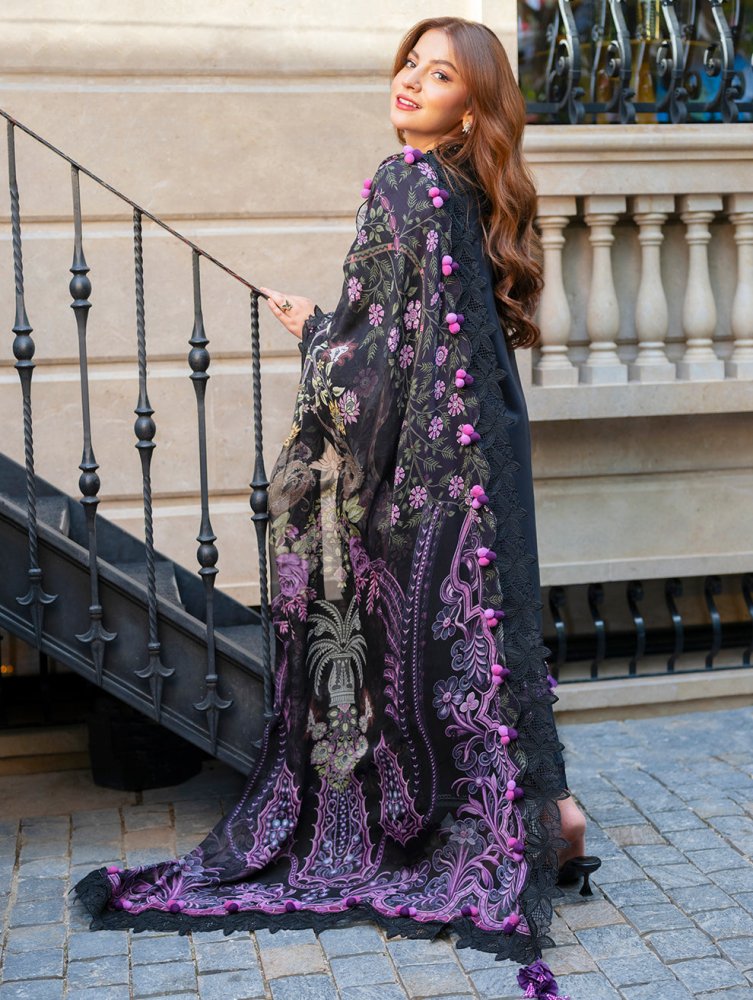 3PC EMBROIDERED LAWN SUIT - SR - 724 - Rangoli Store