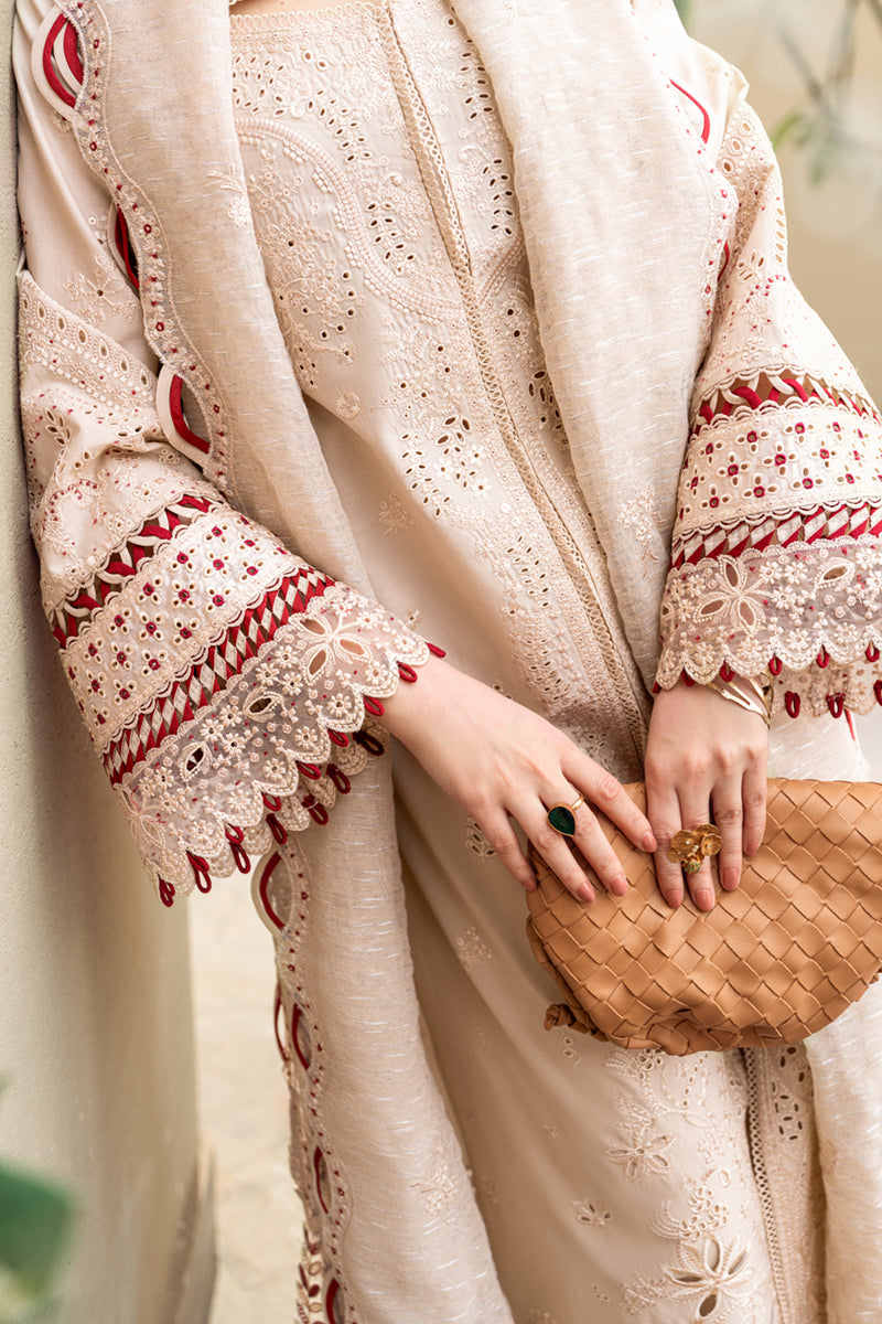 3PC LAWN EMBROIDERED SUIT SR - 507