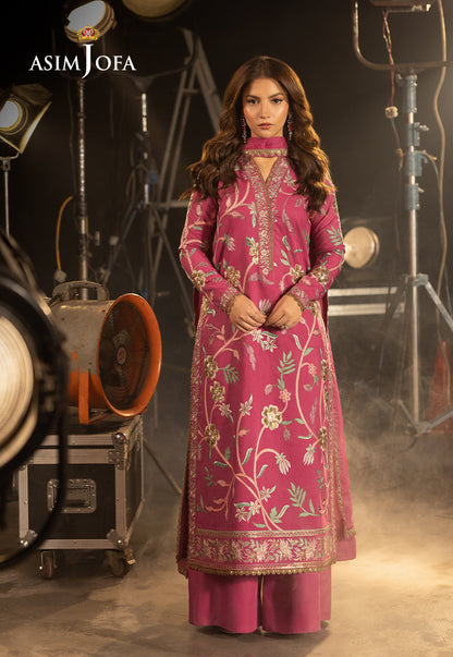 3PC EMBROIDERED LAWN SUIT - SR-669