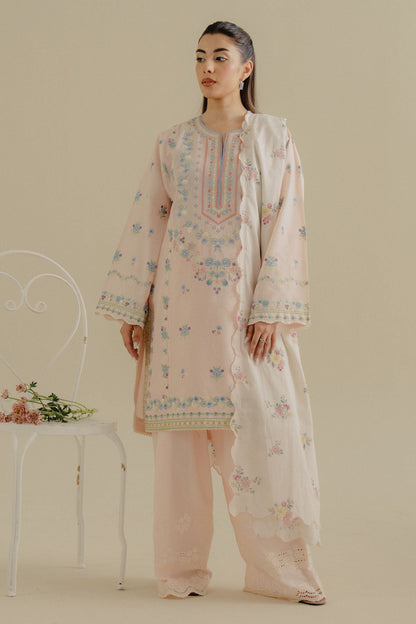 3PC LAWN EMBROIDERED SUIT SR - 503