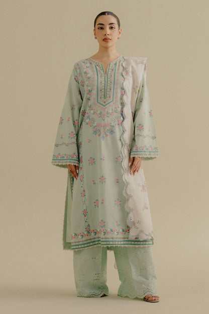 3PC LAWN EMBROIDERED SUIT SR - 504