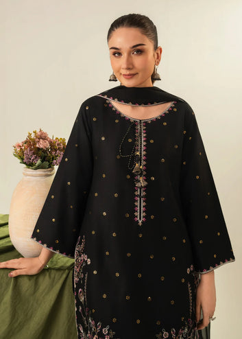 3PC EMBROIDED LAWN SUIT SR - 755