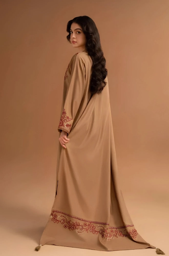 3PC EMBROIDERED DHANAK DRESS RO-780