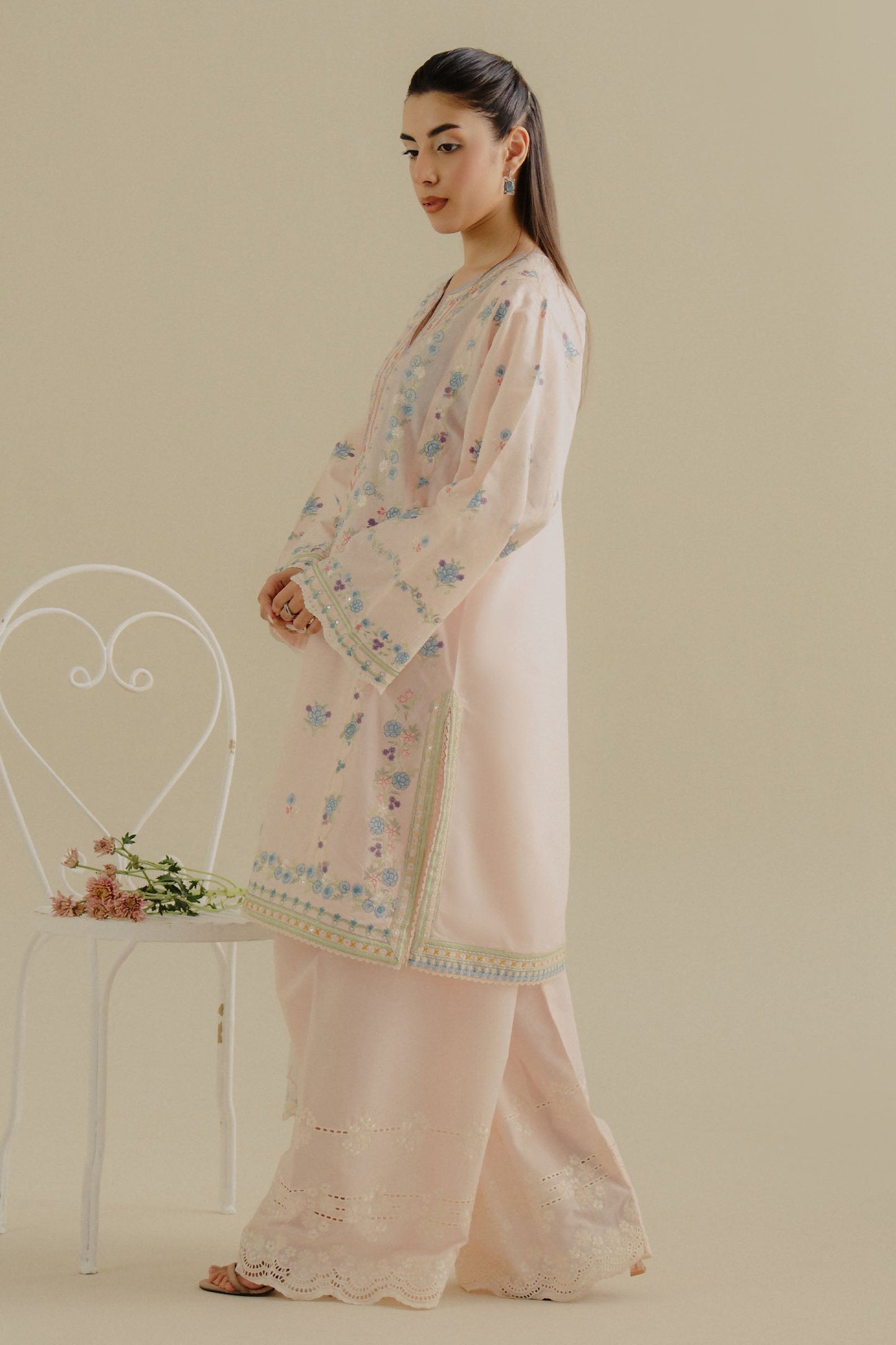 3PC LAWN EMBROIDERED SUIT SR - 503