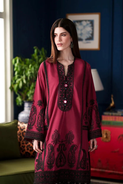 2PC UNSTITCHED EMBROIDERED KARANDI SUIT - RO-795 - Rangoli Store