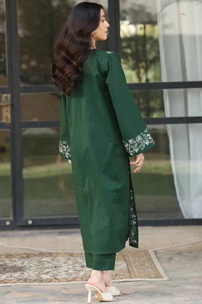 3 - PC DHANAK EMBROIDED DRESS RO - 443 - Rangoli Store