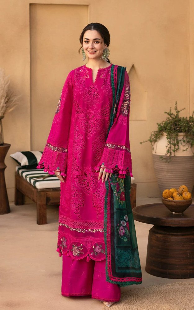 3 PC EMBROIDERED LAWN SUIT - SR-712 - Rangoli Store