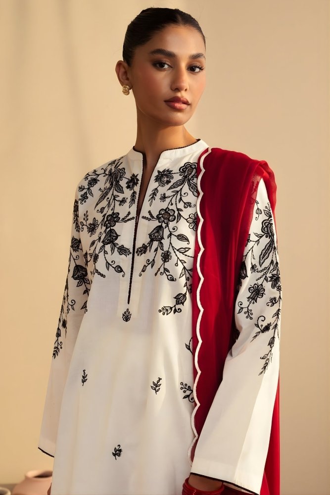 3 - PC LAWN EMBROIDERED SUIT SR - 499 - Rangoli Store