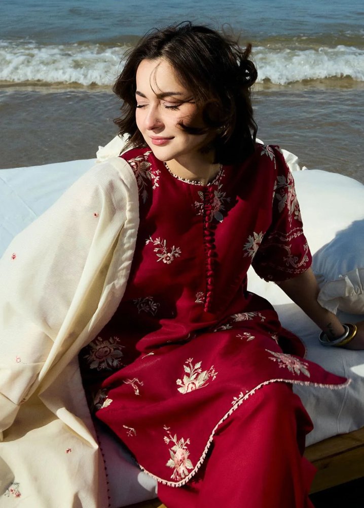 3 PC LAWN EMBROIDRED SUIT SR - 474 - Rangoli Store