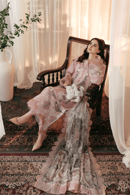 3 - PCLAWN EMBROIDERED SUIT SR - 497 - Rangoli Store