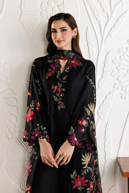 3PC EMBROIDERED DHANAK DRESS IZ-2955