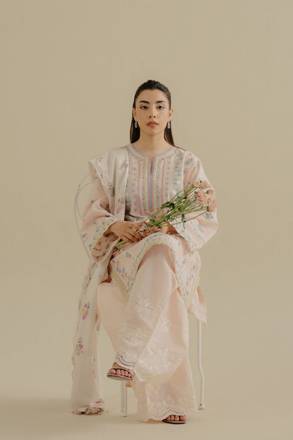 3PC LAWN EMBROIDERED SUIT SR - 503