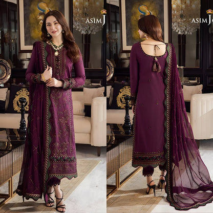 3PC DHANAK EMBROIDERED SUIT RO - 664 - Rangoli Store