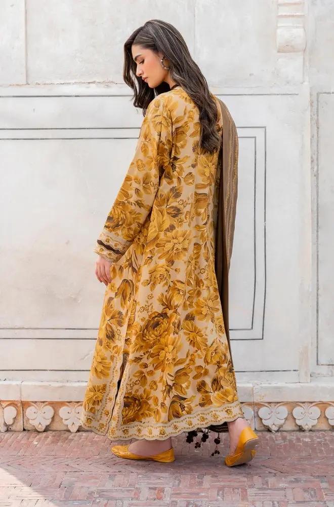3PC DIGITAL PRINTED KHADDER SUIT - RO - 612 - Rangoli Store