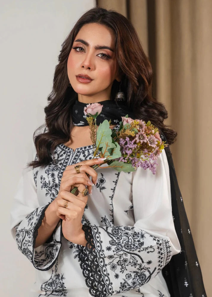 3PC EMBROIDED LAWN SUIT SR - 704 - Rangoli Store