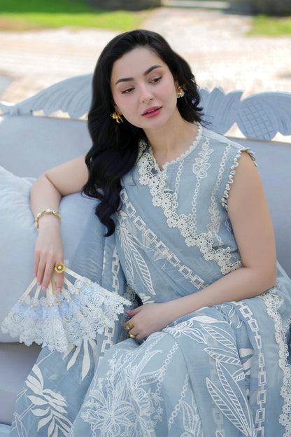 3PC EMBROIDED LAWN SUIT SR - 743 - Rangoli Store