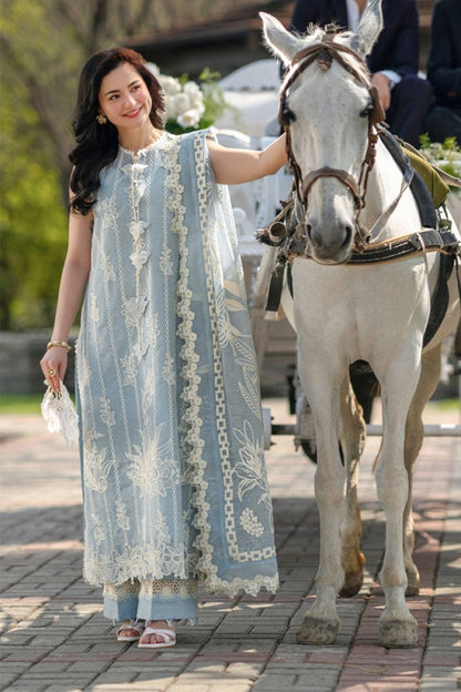 3PC EMBROIDED LAWN SUIT SR - 743 - Rangoli Store