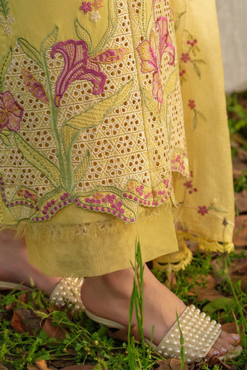 3PC EMBROIDED LAWN SUIT SR - 746 - Rangoli Store