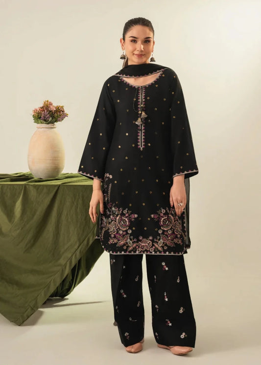 3PC EMBROIDED LAWN SUIT SR - 755 - Rangoli Store