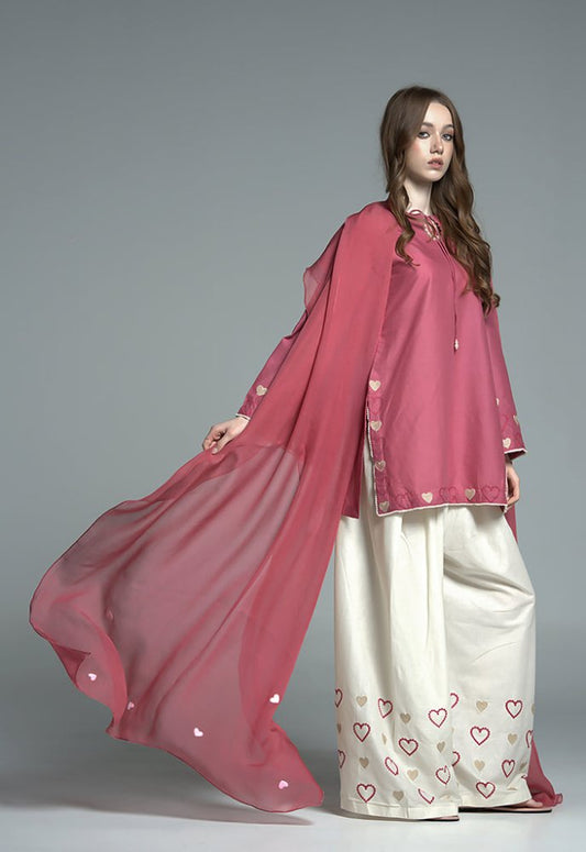 3PC EMBROIDED LAWN SUIT SR - 764 - Rangoli Store