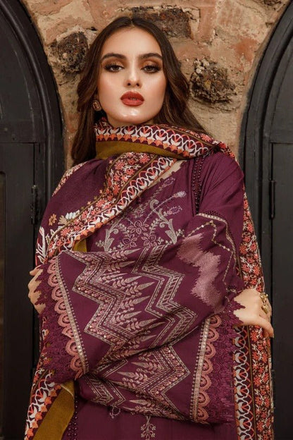 3PC EMBROIDERED DHANAK DRESS RO - 317 - Rangoli Store