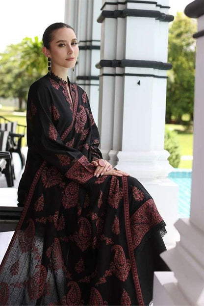 3PC EMBROIDERED DHANAK DRESS RO - 565 - Rangoli Store
