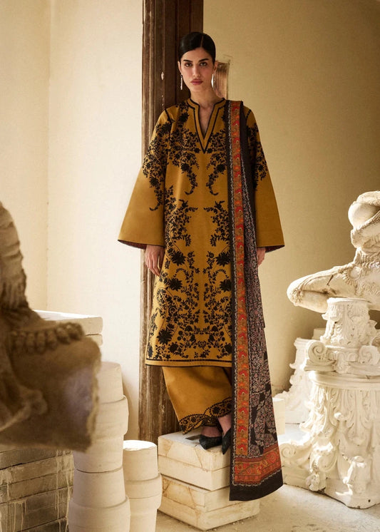3PC EMBROIDERED DHANAK DRESS RO-781 - Rangoli Store