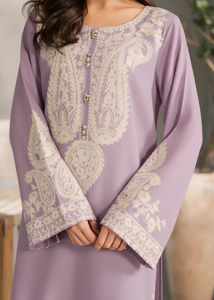 3PC EMBROIDERED DHANAK SUIT - RO-790 - Rangoli Store
