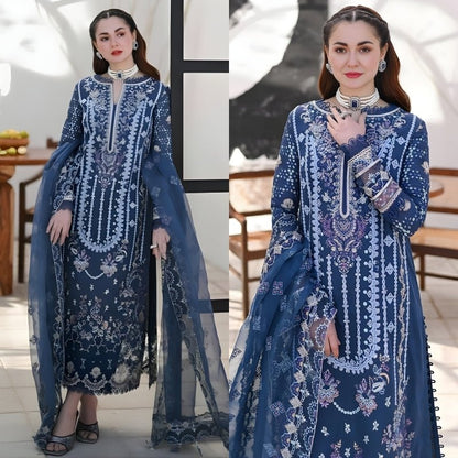 3PC EMBROIDERED LAWN SUIT - SR - 181 - Rangoli Store