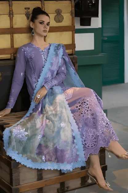 3PC EMBROIDERED LAWN SUIT - SR - 210 - Rangoli Store