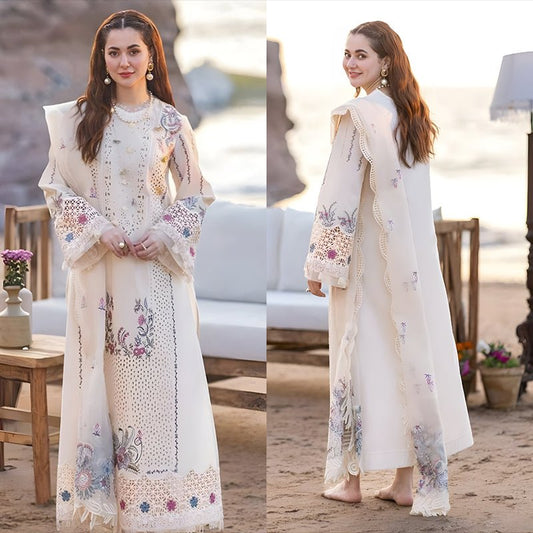 3PC EMBROIDERED LAWN SUIT - SR - 315 - Rangoli Store