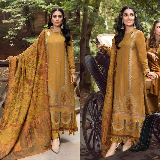 3PC EMBROIDERED LAWN SUIT - SR - 382 - Rangoli Store
