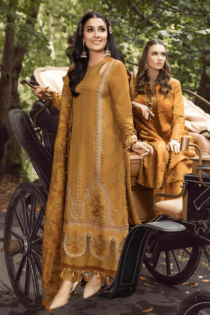 3PC EMBROIDERED LAWN SUIT - SR-382