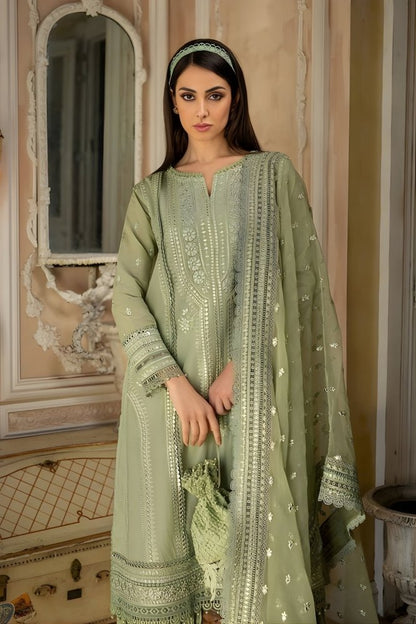 3PC EMBROIDERED LAWN SUIT - SR - 459 - Rangoli Store