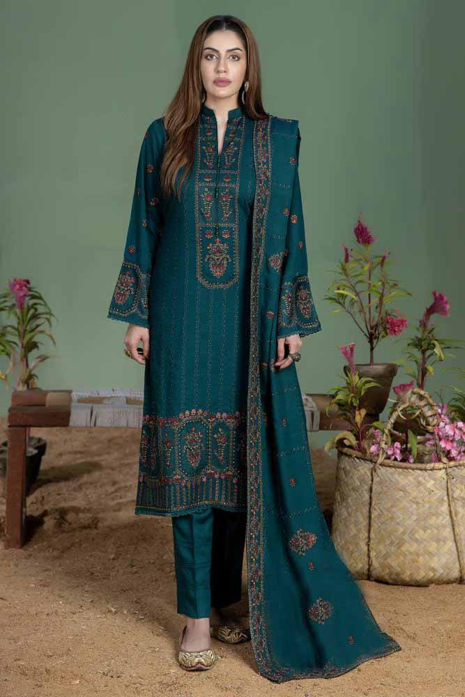 3PC EMBROIDERED LAWN SUIT - SR-467 - Rangoli Store