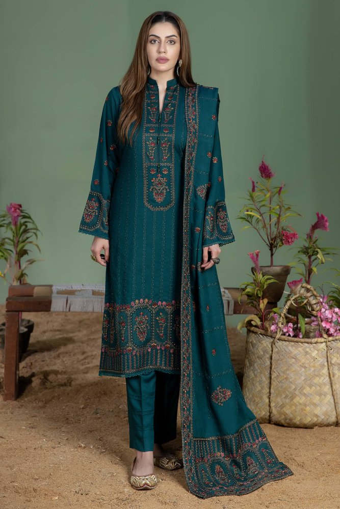 3PC EMBROIDERED LAWN SUIT - SR - 467 - Rangoli Store
