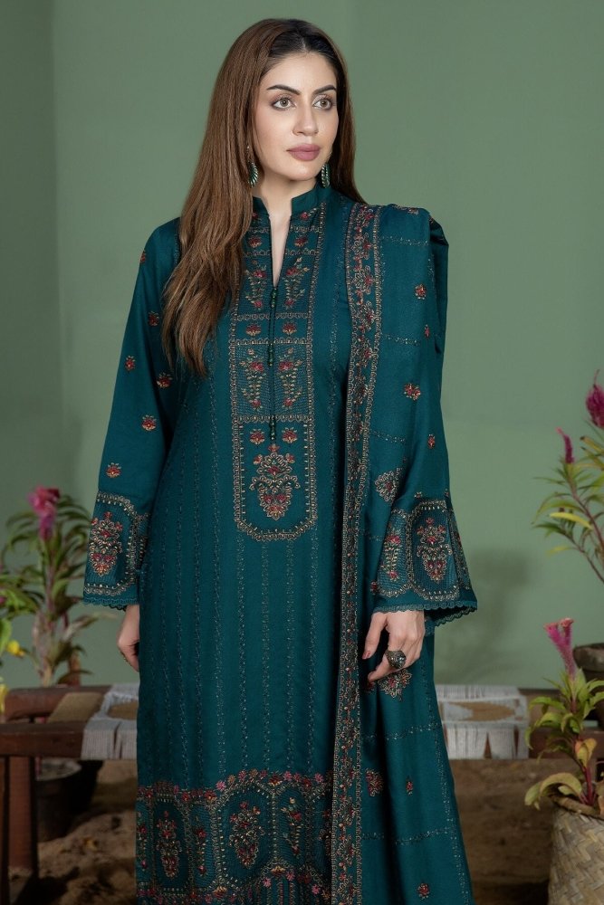 3PC EMBROIDERED LAWN SUIT - SR - 467 - Rangoli Store