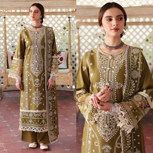 3PC EMBROIDERED LAWN SUIT - SR - 471 - Rangoli Store