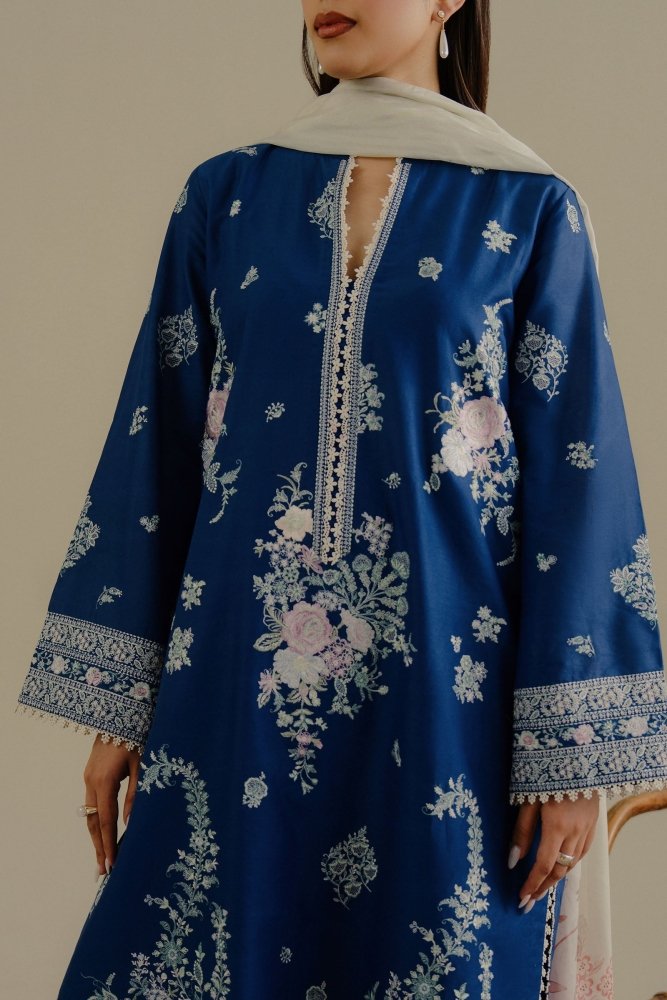 3PC EMBROIDERED LAWN SUIT SR - 510 - Rangoli Store