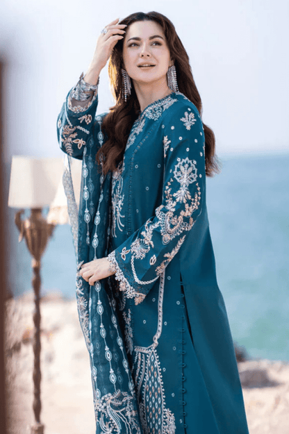3PC EMBROIDERED LAWN SUIT - SR - 521 - Rangoli Store