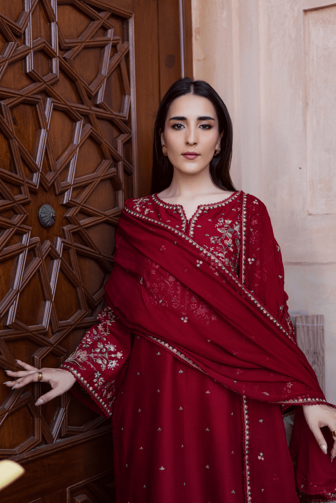 3PC EMBROIDERED LAWN SUIT - SR - 620 - Rangoli Store