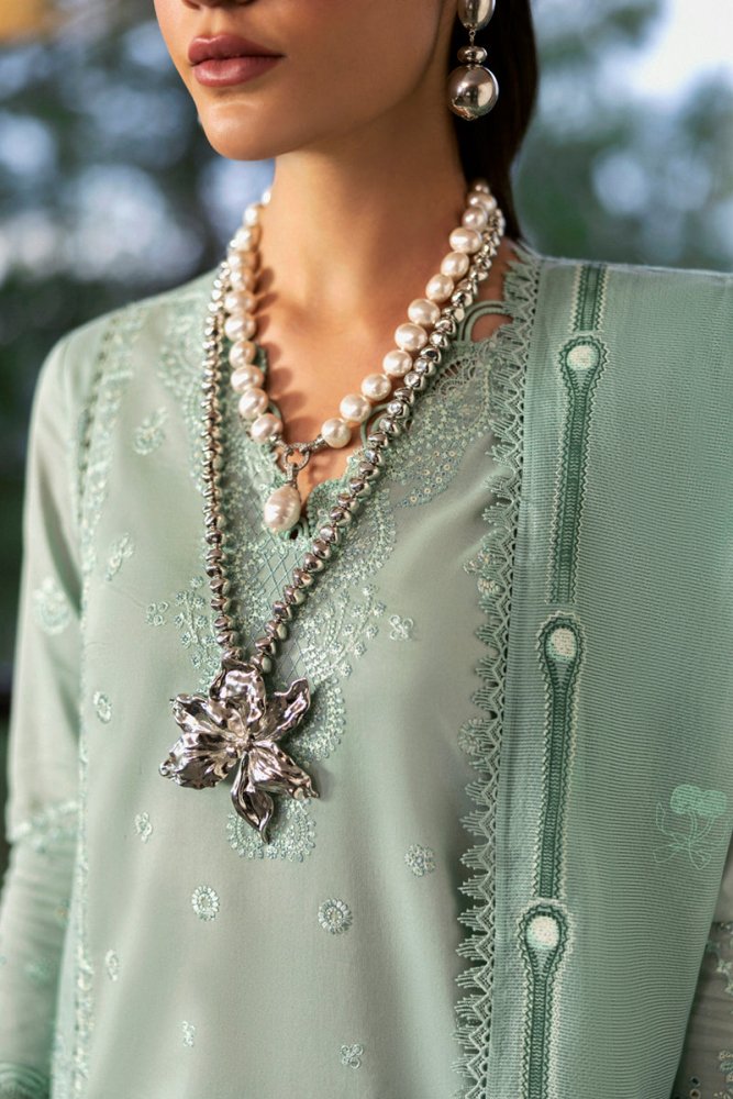 3PC EMBROIDERED LAWN SUIT - SR - 654 - Rangoli Store