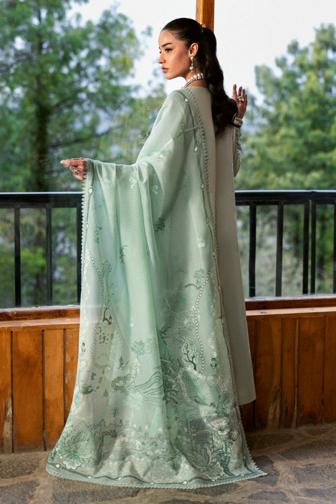 3PC EMBROIDERED LAWN SUIT - SR - 654 - Rangoli Store