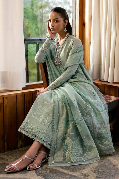 3PC EMBROIDERED LAWN SUIT - SR - 654 - Rangoli Store