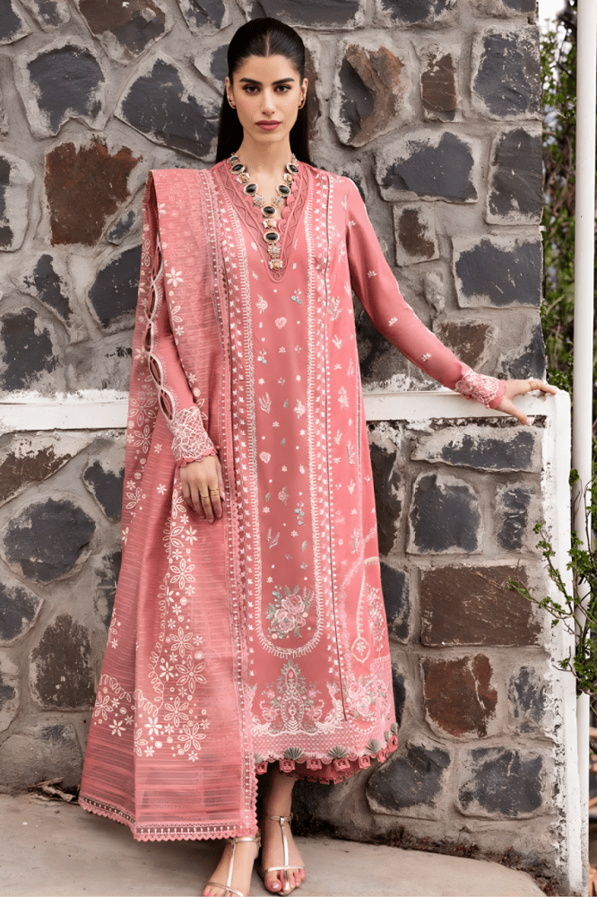 3PC EMBROIDERED LAWN SUIT - SR - 655 - Rangoli Store