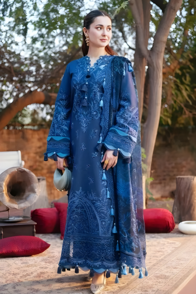 3PC EMBROIDERED LAWN SUIT - SR - 658 - Rangoli Store